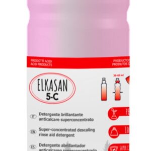 Elkasan 5-C è un manutentore concentrato a base di acido citrico al profumo di pesca.